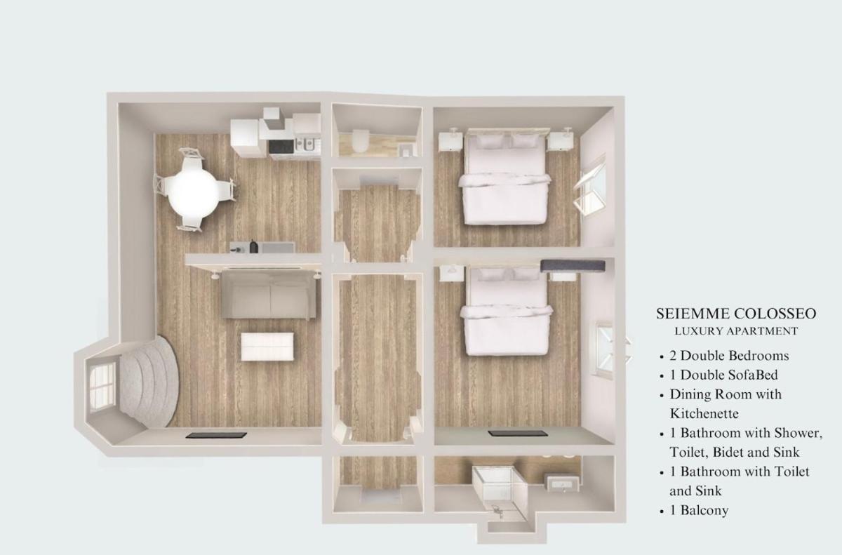 Seiemme Colosseo Luxury 2 Appartamento